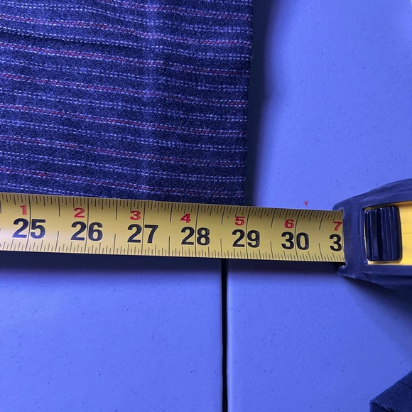 Very Special Quality Vintage Pinstriped Wool Trousers Women’s 27 X 29 - Picture 7 of 7